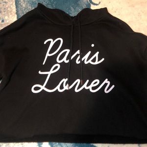 “Paris Lover” cropped hoodie from Forever 21